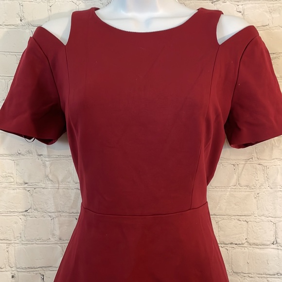 1. State shoulder cut out mini dress - Picture 4 of 6